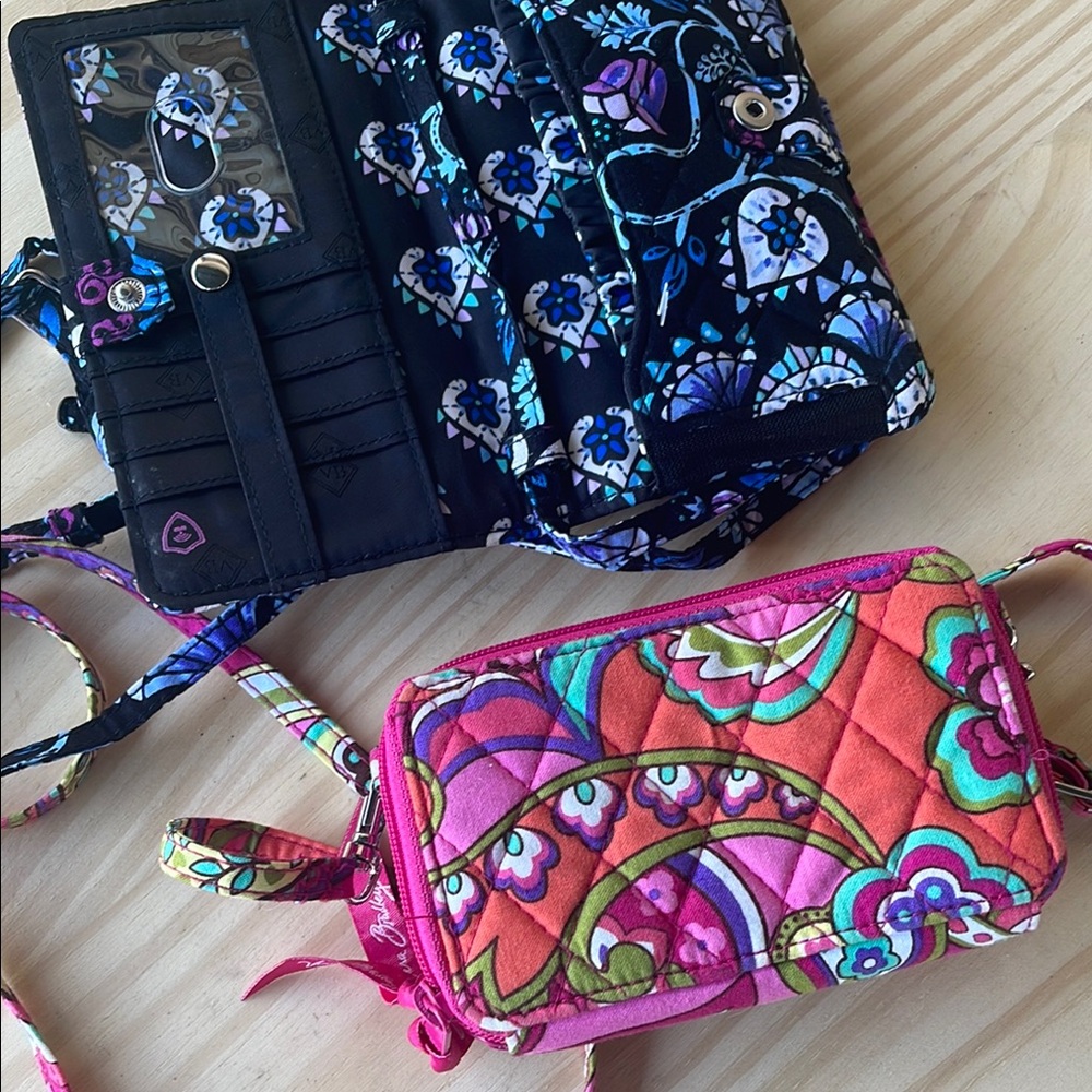 Vera Bradley Women's Floral Crossbody Bags - Pink and Black - Picture 7 of 7